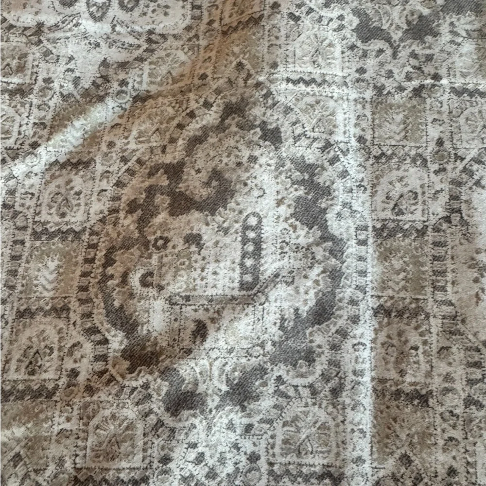 Restoration Hardware RH Taupe Italian Byzantine Fresco‎ Sateen Euro Shams x 2